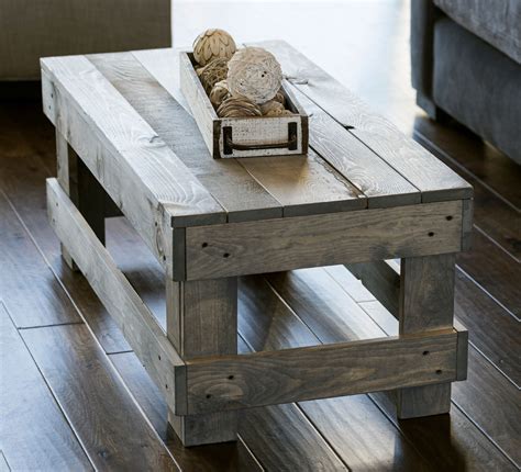 Landmark Pine Solid Wood Farmhouse Coffee Table Walmart Walmart