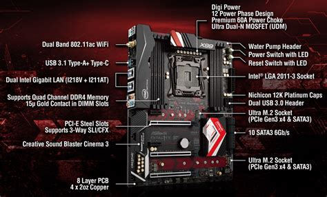 Asrock Fatal Ty X Professional Gaming I Motherboard