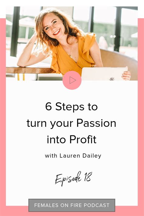 6 Steps To Turn Your Passion Into Profit Podcasts Branding Basics