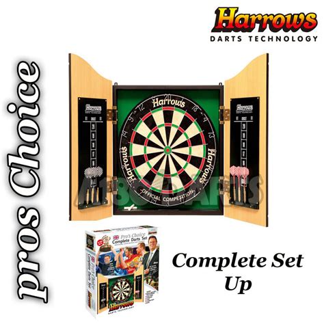 Harrows Pros Choice Dartboardcabinet Combo Wild Outdoorsman Nz