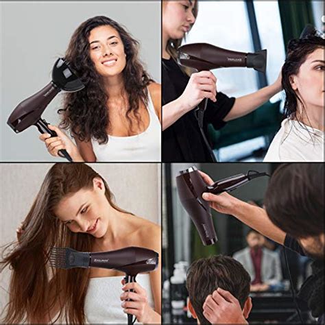 Xpoliman 2000 Watt Hair Dryer Negative Ionic Blow Dryer With Diffuser