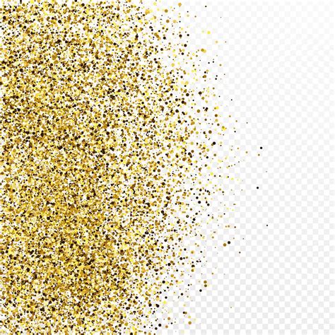 Premium Vector | Gold glitter confetti backdrop isolated on white ...