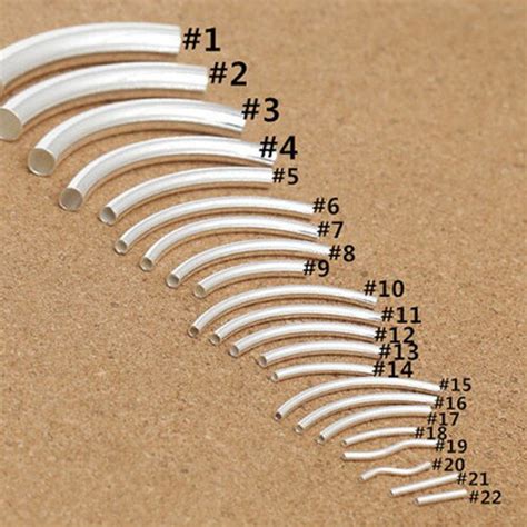 925 Sterling Silver Rectangle Curve Tube Bead Bracelet Tube Etsy