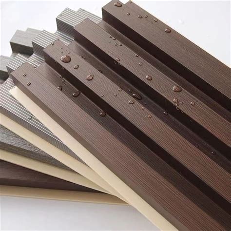 China Customized Wpc Louvers Wpc Fluted Wall Panels