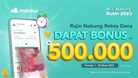 Promo Maret Misi Nabung Rutin Pakai Robo Mavis Berhadiah Reksa