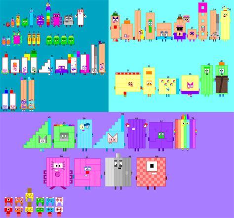 Numberblocks Pixels Art by QuaticharJasy on DeviantArt