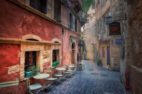 Chania Gasse Kreta Kostenloses Foto Auf Pixabay Pixabay