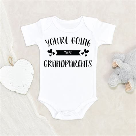 Grandparents Baby Announcement Onesie® Pregnancy | Etsy