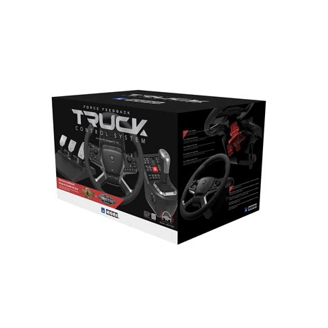 HORI Force Feedback Truck Control System For PC Windows 11 10 Black