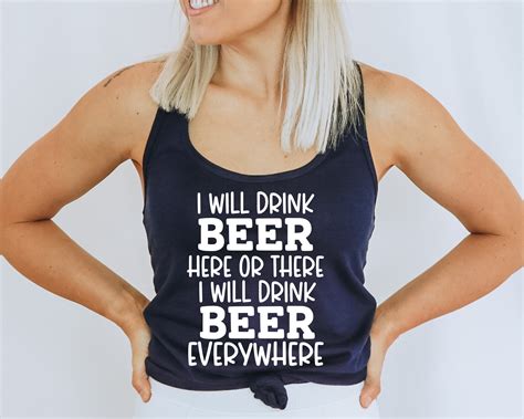 Beer Quotes Svg I Will Drink Beer Here Or There Svg Funny Etsy