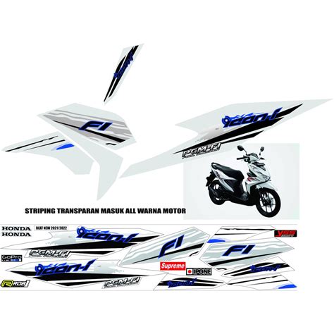 Jual STRIPING BEAT NEW TRANSPARAN DULUXE IIS 2021 2022 ICON SPORT