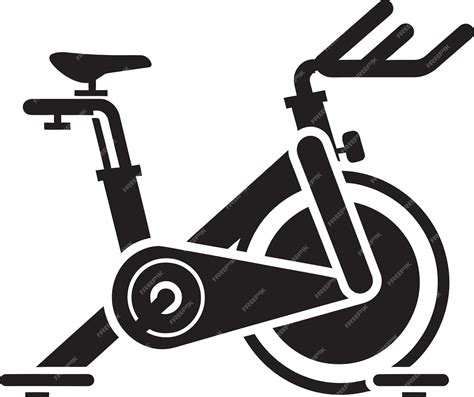 Fitness Journey Stationary Bike Vector | Premium AI-generated vector