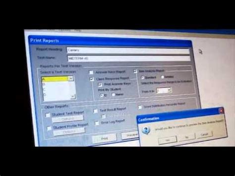 SE Scantron Machine part 2 scanning the scantrons - YouTube