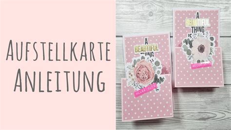 Aufstellkarte Besondere Karte Faltkarte Aus Action Haul Anleitung