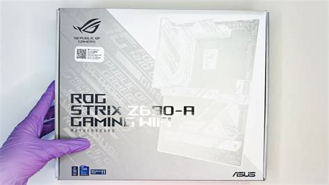 ASUS ROG Strix Z690 A Gaming WiFi D4 Intel Motherboard Unboxing ASMR