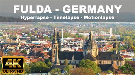 Fulda Germany 4k City Tour Hyperlapse Timelapse Motionlapse