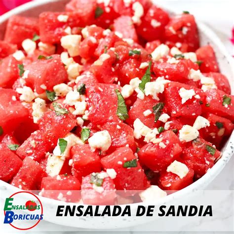 → Receta《 Ensalada De Sandia》puertorrique※ 【 2024】↑↑