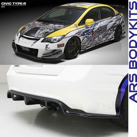 Honda Civic Fd Js Racing Style Body Kit Trilogy Aero Sdn Bhd