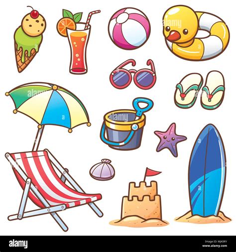 Summer Vocabulary Cut Out Stock Images And Pictures Alamy