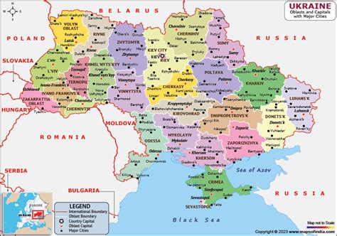 Political Map Of Ukraine Nations Online Project, 52% OFF