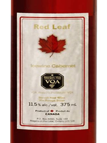 Pillitteri Estates Red Leaf Icewine Cabernet Vivino Us