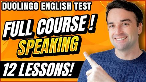 Duolingo English Test Speaking Course 12 Lessons Youtube