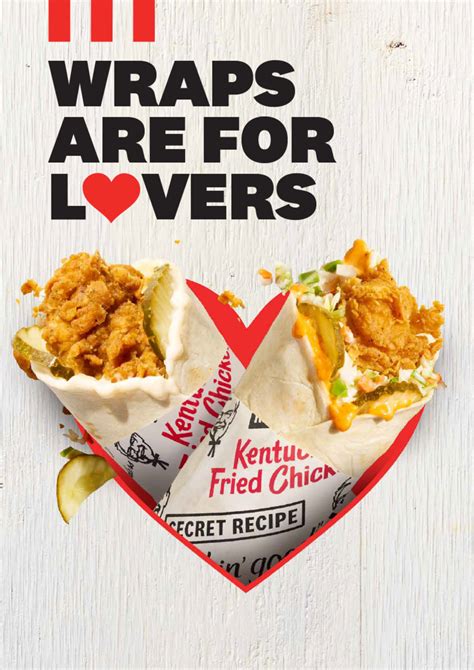 Kfc Introduces Two New Mouthwatering Chicken Wraps Parade