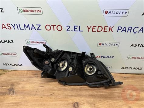 Toyota Corolla Sol Far Hatasiz Orj Nal Uyumlu Kma Yedek Par A