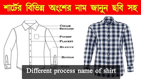 Different Process Name Of Shirt Parts Of Shirt Basic Shirt All