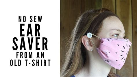 No Sew Headband Ear Saver For Face Masks Youtube