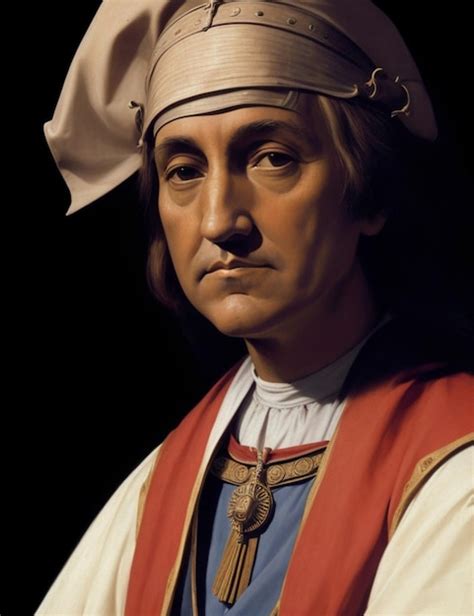 Premium Photo Portrait Christopher Columbus Who Changed World History