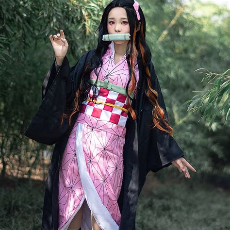 Buy Nezuko Cosplay Outfits Demon Slayer Cosplay Costume Kamado Nezuko