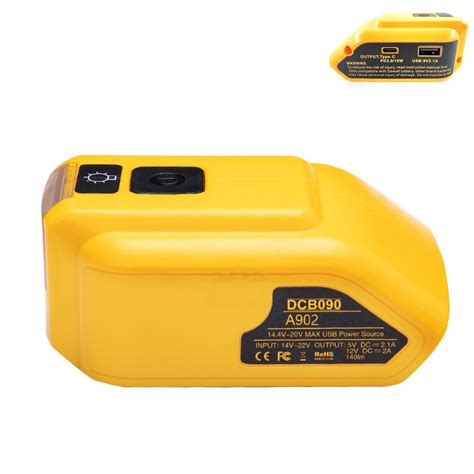 Upgrade Replacement Dcb Power Source For Dewalt V Max V Battery