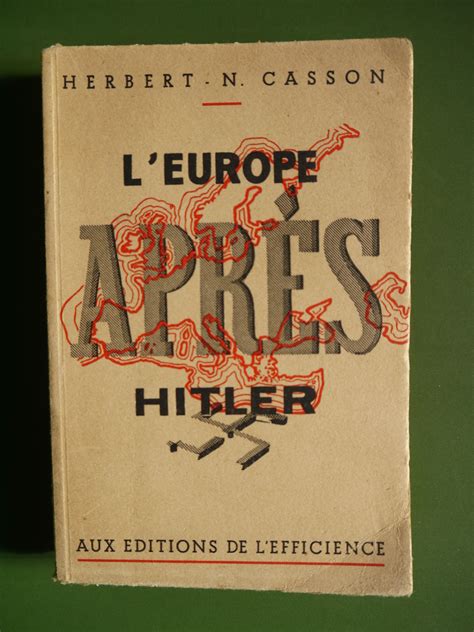 Bouquinerie Belgicana L Europe Apr S Hitler Herbert N Casson