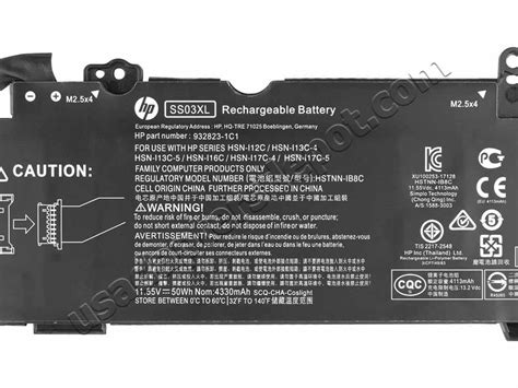 Original Battery HP 933321 852 933321 855 4330mAh 50Wh