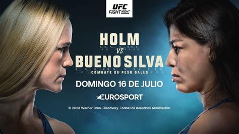 Ufc Fight Night Las Vegas Holm Bueno Silva Horario Y C Mo Ver Hoy