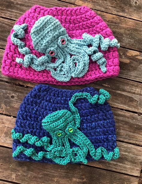 Have Some 3d Fun Crochet An Awesome Octopus Hat Knithacker