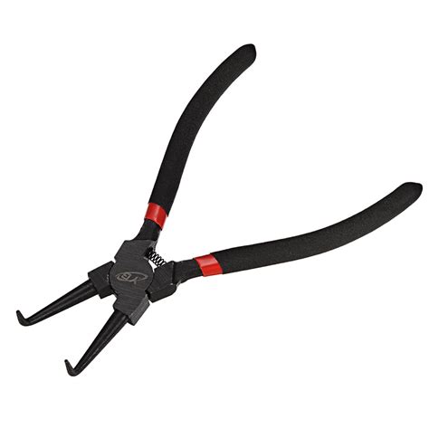 External Snap Ring Plier Angled Retaining Ring Pliers Bent Nose 6 Inch