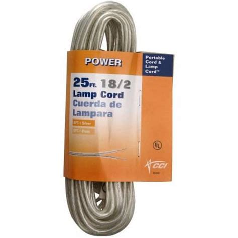 Southwire 25 Ft 18 2 Silver Stranded CU SPT 1 Lamp Wire 94308921 The