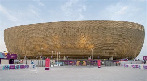 Lusail Iconic Stadium or Lusail Stadium Editorial Stock Image - Image ...