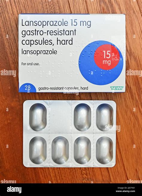 Photograph Of Pack Of Lansoprazole 15 Mg Gastro Resistant Capsules Hard Lansoprazole For Oral