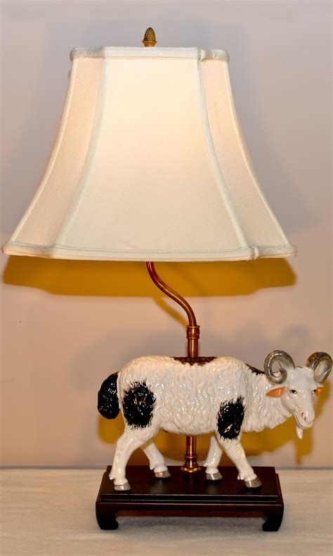 Goat Table Lamp - Clark Antiques Gallery — Clark Antiques Gallery