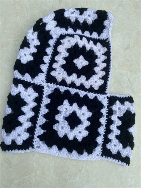 Knit Balaclava Crochet Balaclava Ski Mask Granny Square Etsy Artofit