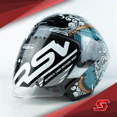 Jual Helm RSV New Windtail Ryujin Shopee Indonesia