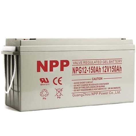 NPPower NPG12 150Ah 12V 150Ah GEL Series Battery