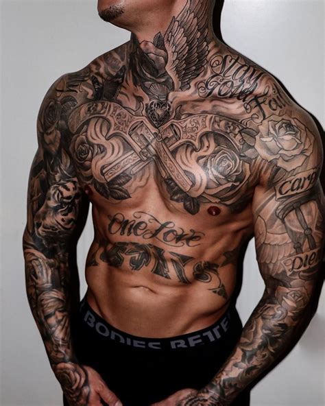 Pec Tattoos For Men