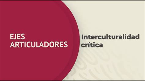 Videocápsula sobre el eje articulador Interculturalidad crítica a cargo