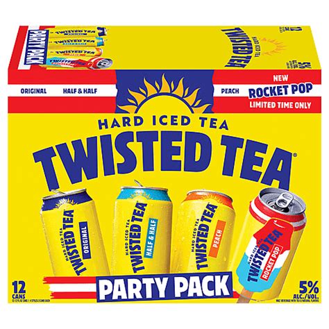 Twisted Tea Hard Iced Tea Party Pack Variety Pack Ea Beer