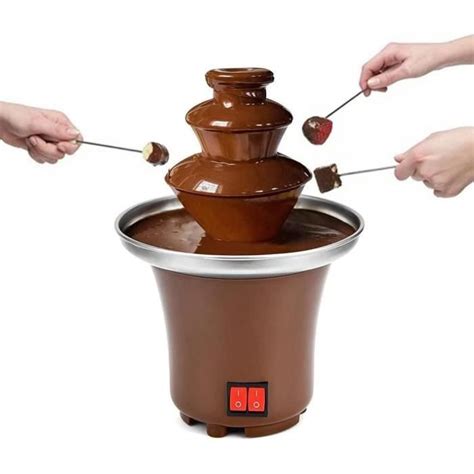 Fontaine à Chocolat Électrique 3 Étages TRAHOO 350W Pour Banquets