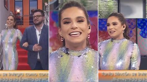 Andrea Escalona Le Hizo Una Novatada A Tania Rincón En El Programa Hoy Infobae